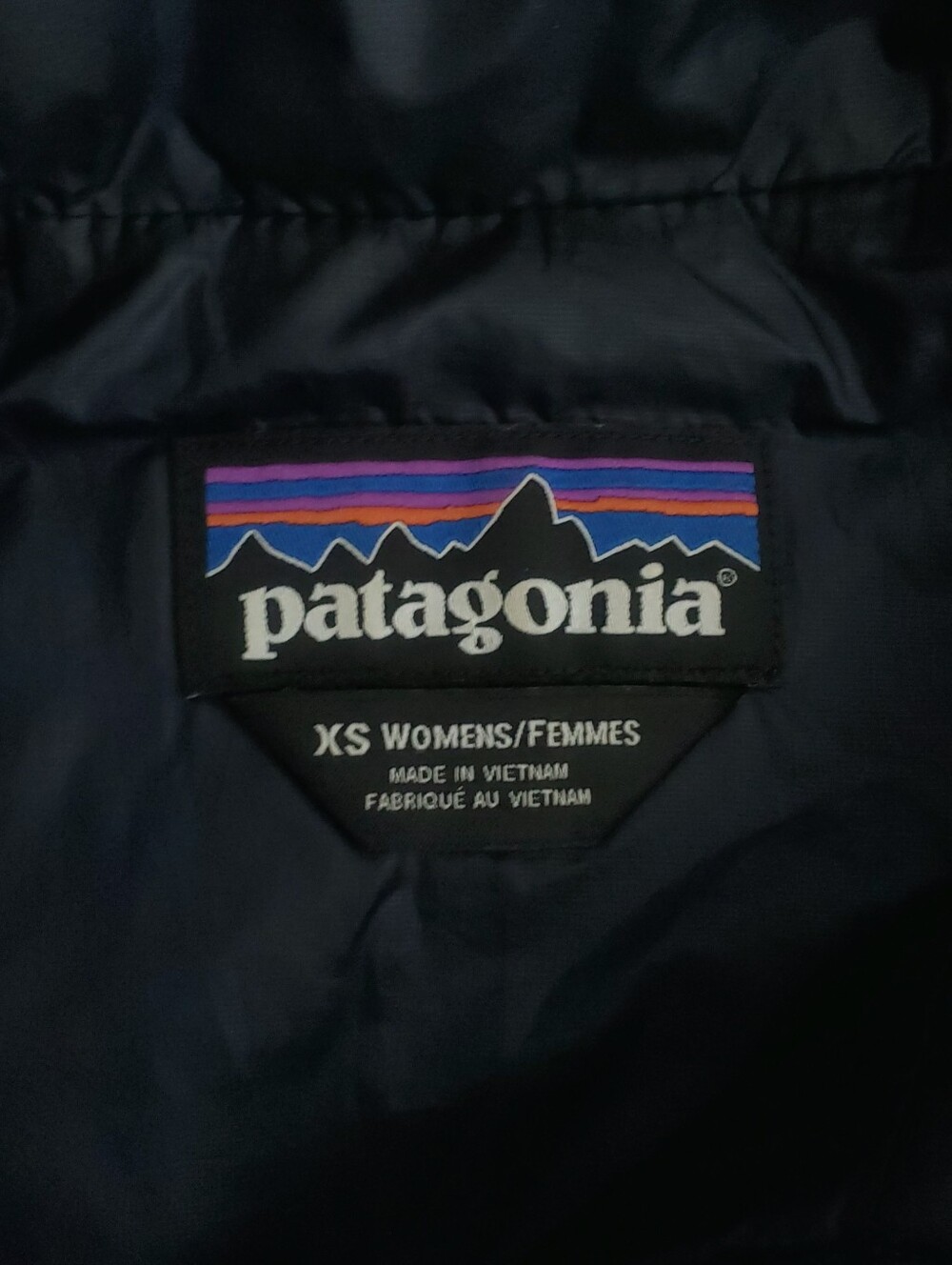 Patagonia Nano Puff Ultralight Puffer Jacket Quilted Navy Blue Women’s Size XS - Picture 5 of 12